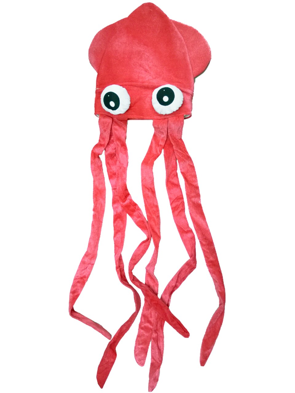 Novelty Pink Squid With Long Tentacles Party Hat Cap Costume Accessory
